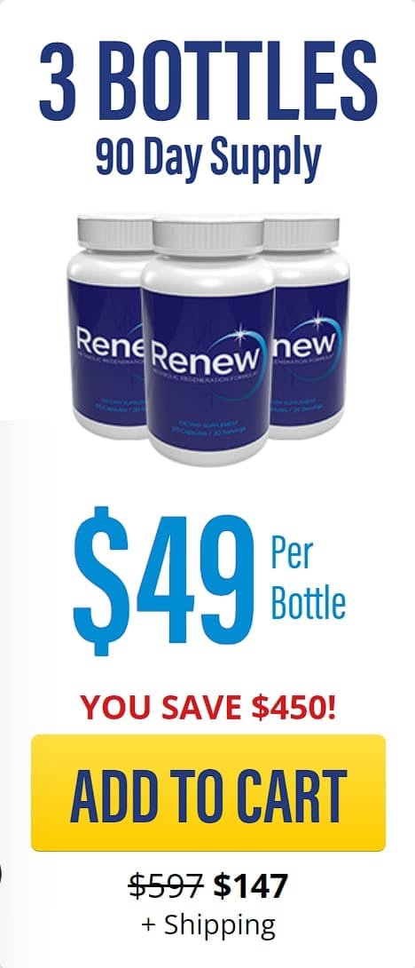 get 3x renew supplement bottle