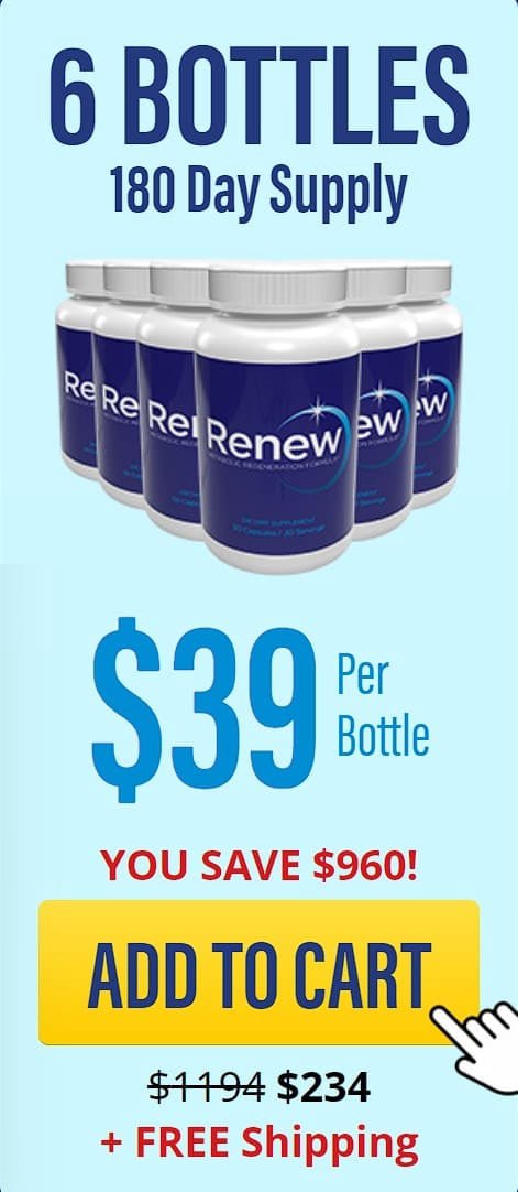 get 6x renew supplement bottle